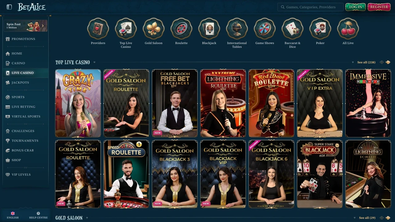 BetAlice Casino Casino